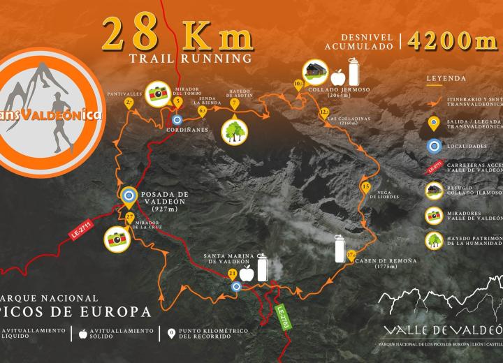 Figura 1. Recorrido Transvaldeónica. Fuente. Julio Cernuda.