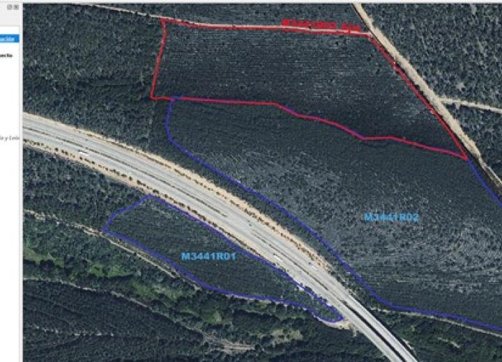 Qgis como apoyo a la dirección de obra forestal. Fuente. Rafael García y María Ángeles Osorio
