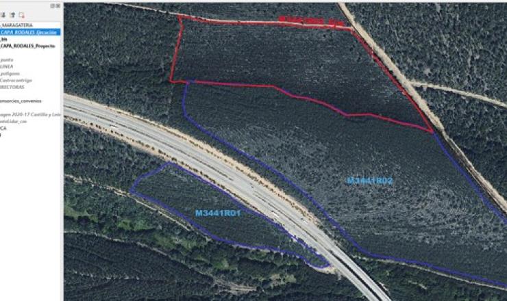 Qgis como apoyo a la dirección de obra forestal. Fuente. Rafael García y María Ángeles Osorio